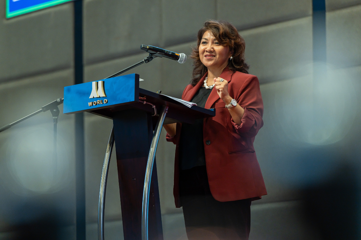 Farah Deba, Chairperson of STEP Malaysia, speaking at the FPAM Annual Signature Financial Planning Symposium 2026
